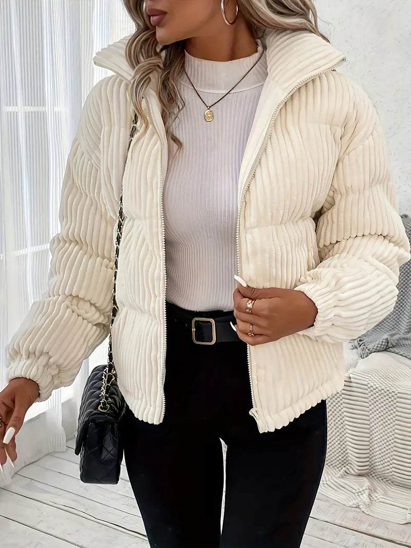 GRETA - Abrigo térmico con cremallera para mujer