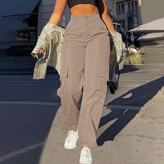 PATRICE - Pantalón cargo moderno y funcional para mujer