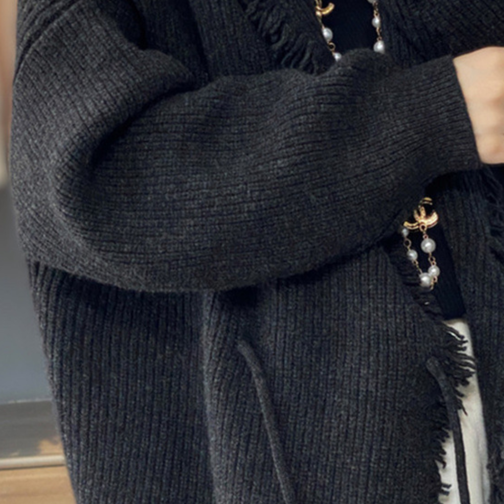 LITA - Cárdigan suave y moderno de punto para mujer