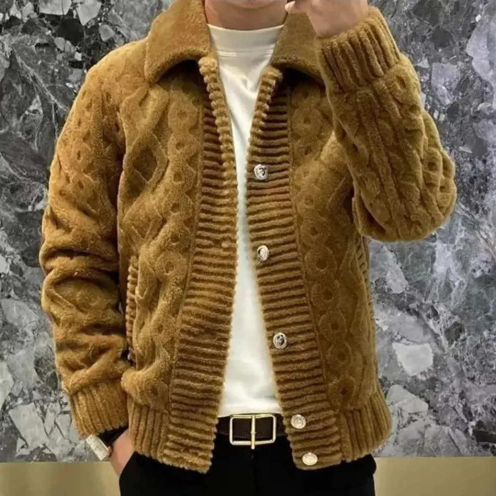 HUGO - Cárdigan grueso y cómodo para hombre