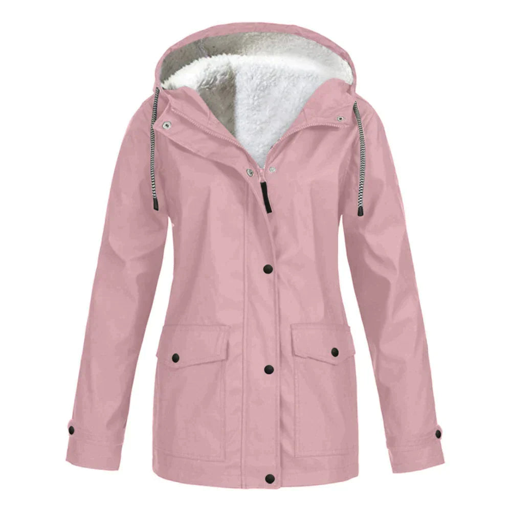 Chaqueta impermeable de mujer con diseño moderno – MELINA
