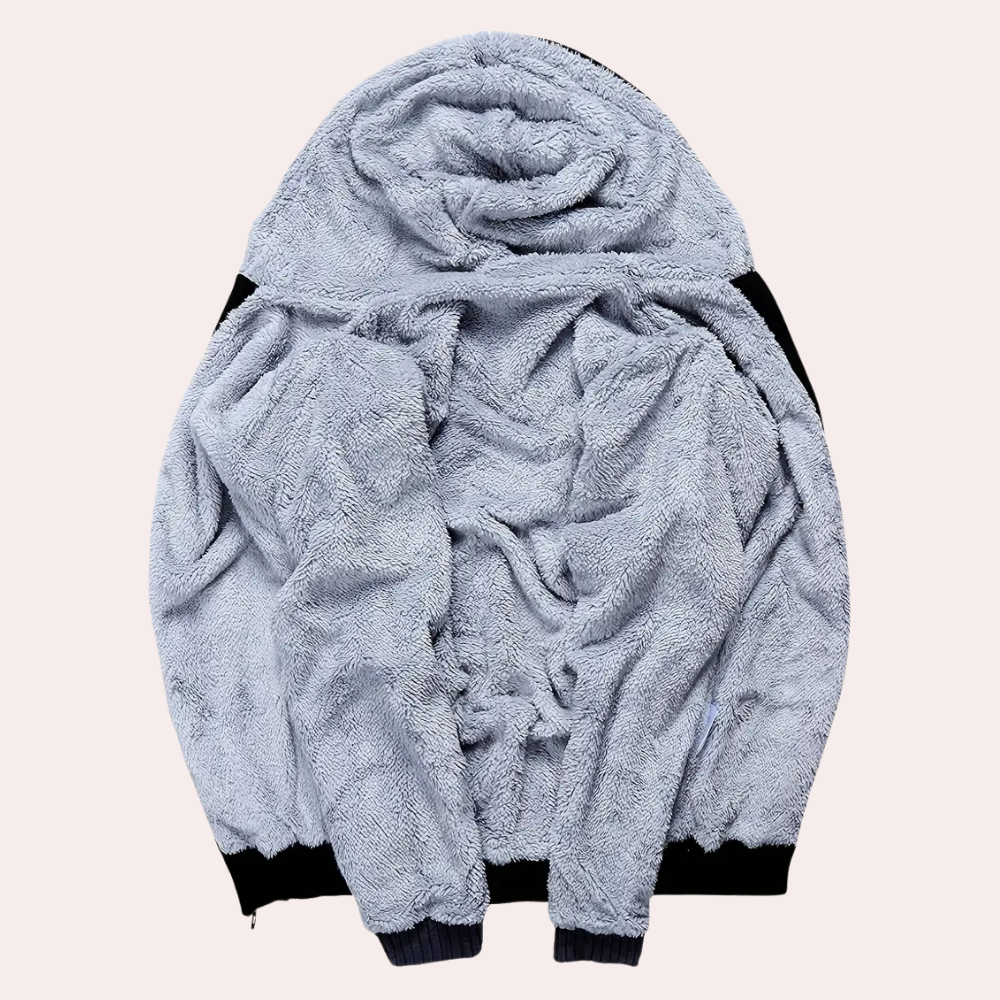 MATEO - Sudadera con capucha y mangas en contraste para hombre