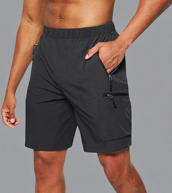 Short deportivo de hombre con bolsillos con cremallera – SYLVAIN