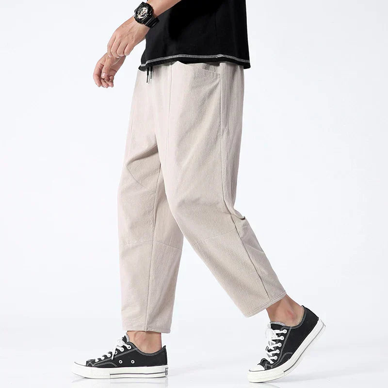 Pantalón de lino ligero y transpirable para hombre – VENTO