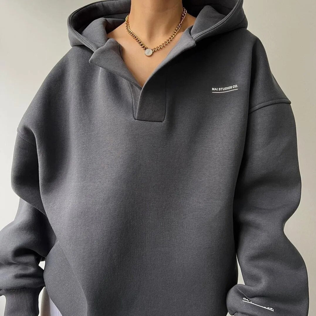 ARLET - Sudadera casual para mujer con capucha