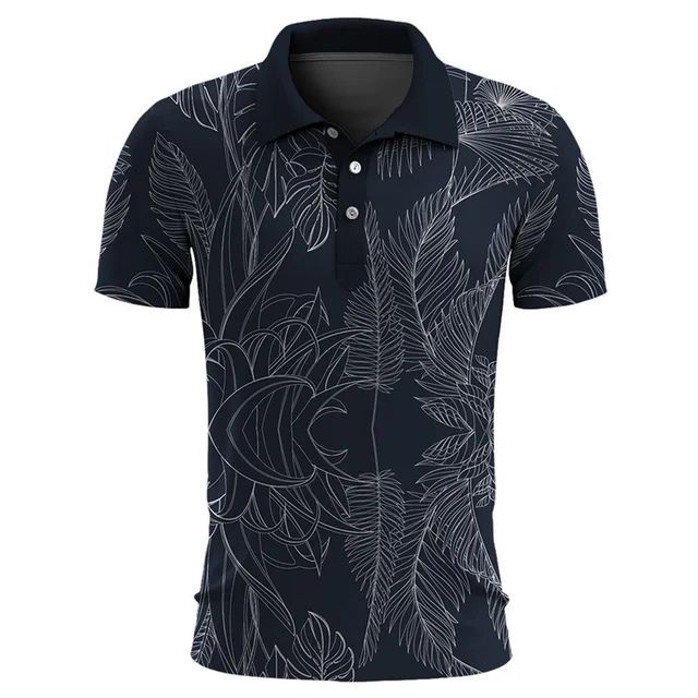 Polo para hombre con estampado tropical moderno – TROPIVAL