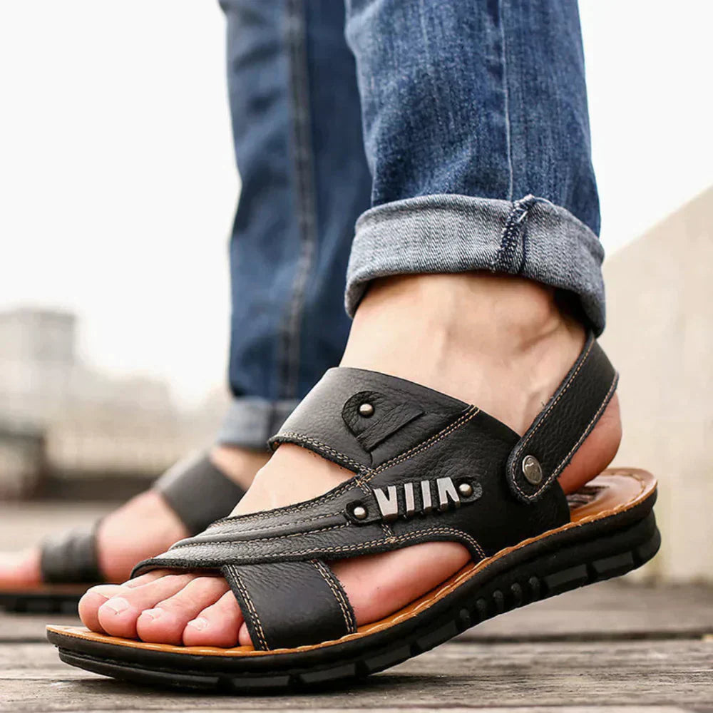 Sandalias ortopédicas premium para hombre, estilo moderno y alivio duradero – Evalon