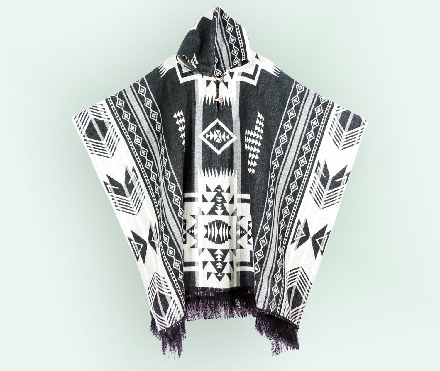 Poncho de Alpaca Artesanal – INTI RAYMI - Nina Toledo