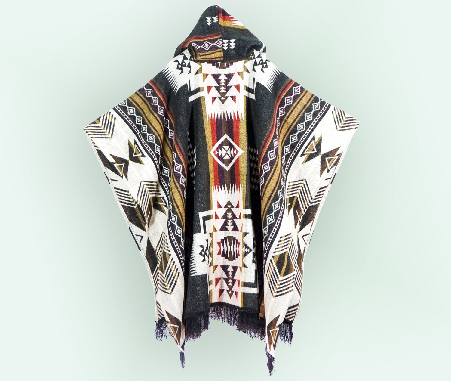 Poncho de Alpaca Artesanal – SUMAK - Nina Toledo