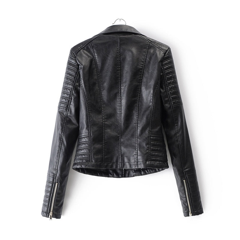KRISTI - Chaqueta de moto de cuero para mujeres