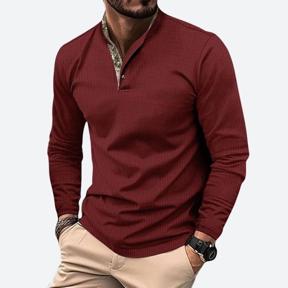 ELÍAS – Camisa de hombre semi entallada con mangas largas