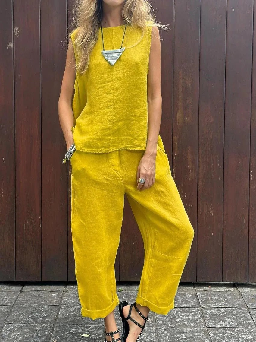 LEANDRA - Conjunto elegante de moda para mujer