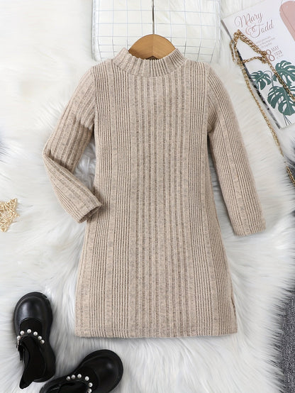 LIA - Jersey térmico largo de punto para niñas