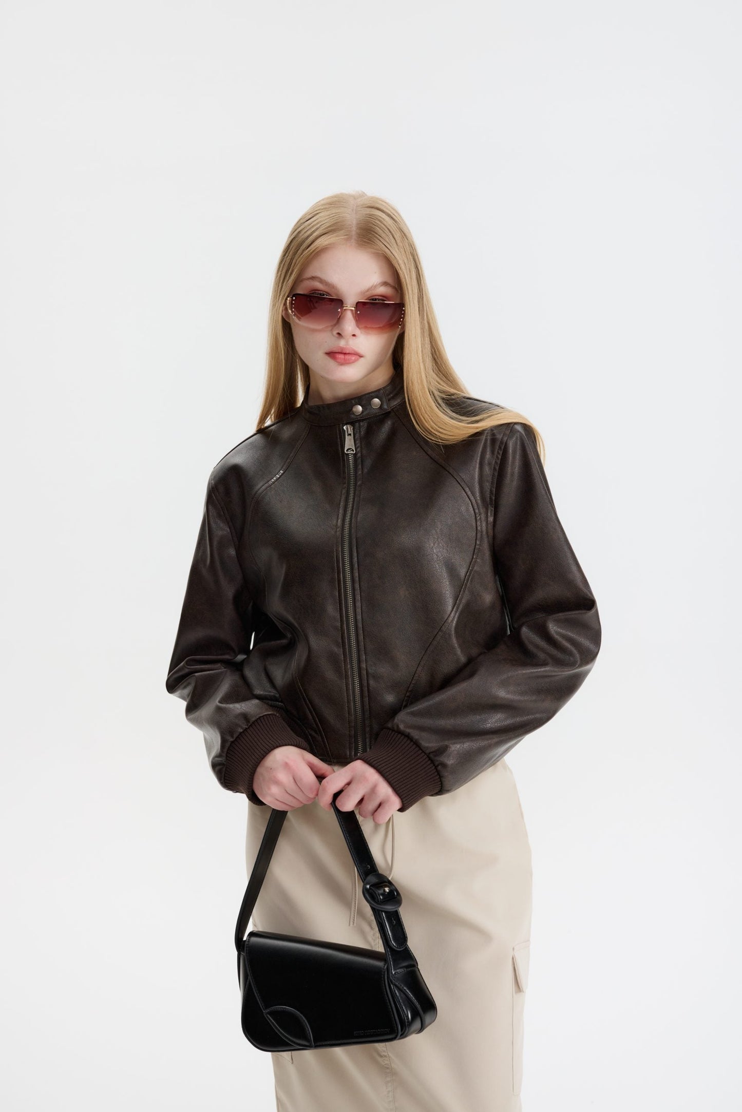 MARIT - Chaqueta de cuero lujosa para mujeres