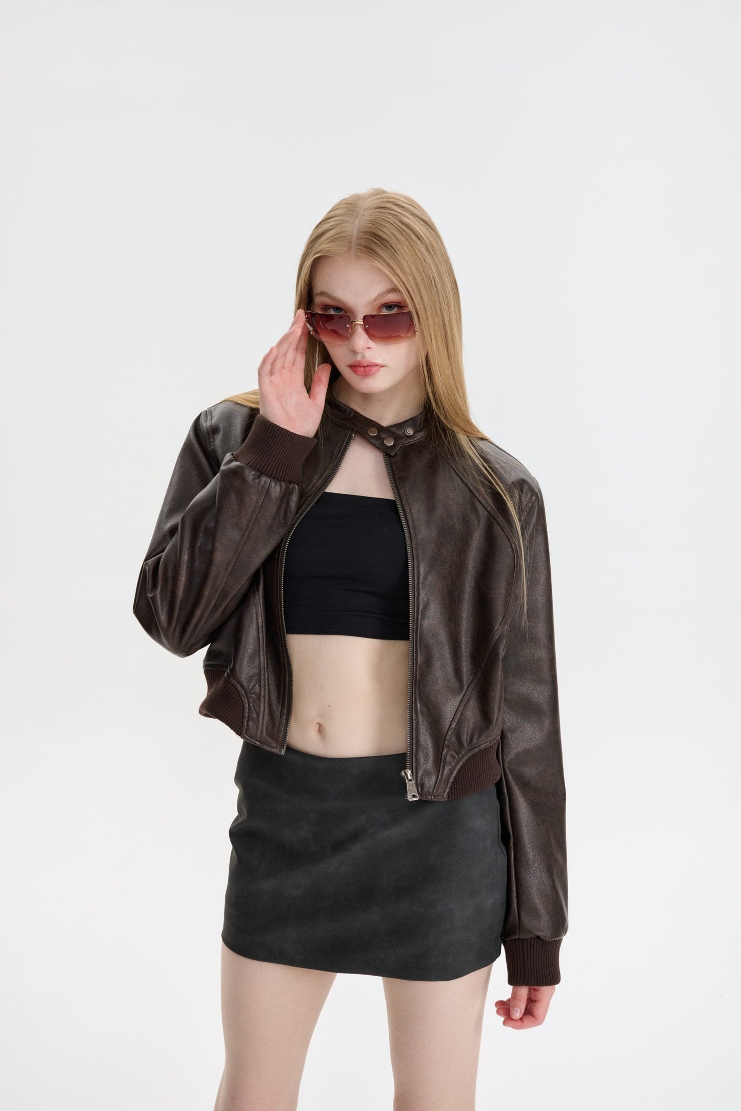 MARIT - Chaqueta de cuero lujosa para mujeres