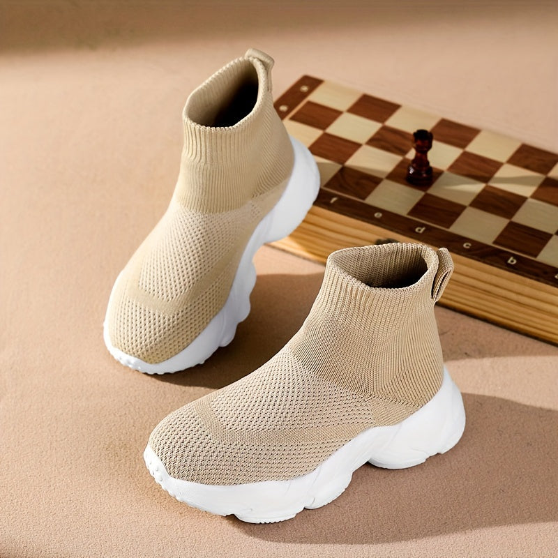 LUCAS - Zapatillas tipo calcetín transpirables para niños y niñas