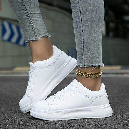 Zapatillas bajas de mujer con diseño limpio y plataforma elevada – HERTA