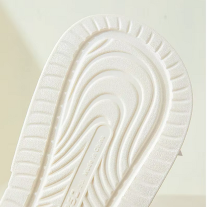 NIA - Zapatillas planas de peluche transpirables para mujer