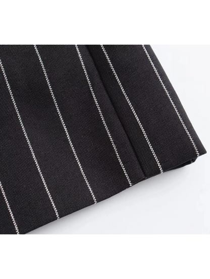 AINA - Blazer formal con rayas para mujer, perfecto para el aspecto de oficina