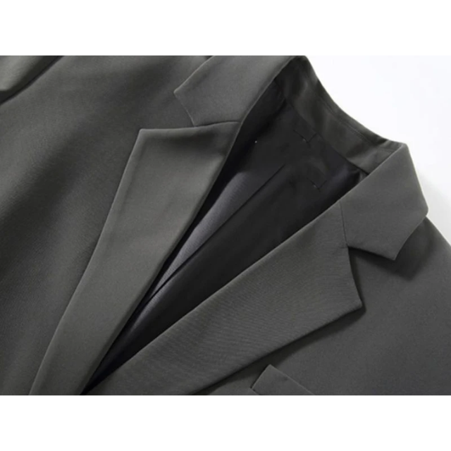 AURÈLIA - Blazer largo oversize con detalles de botones y corte entallado para mujer