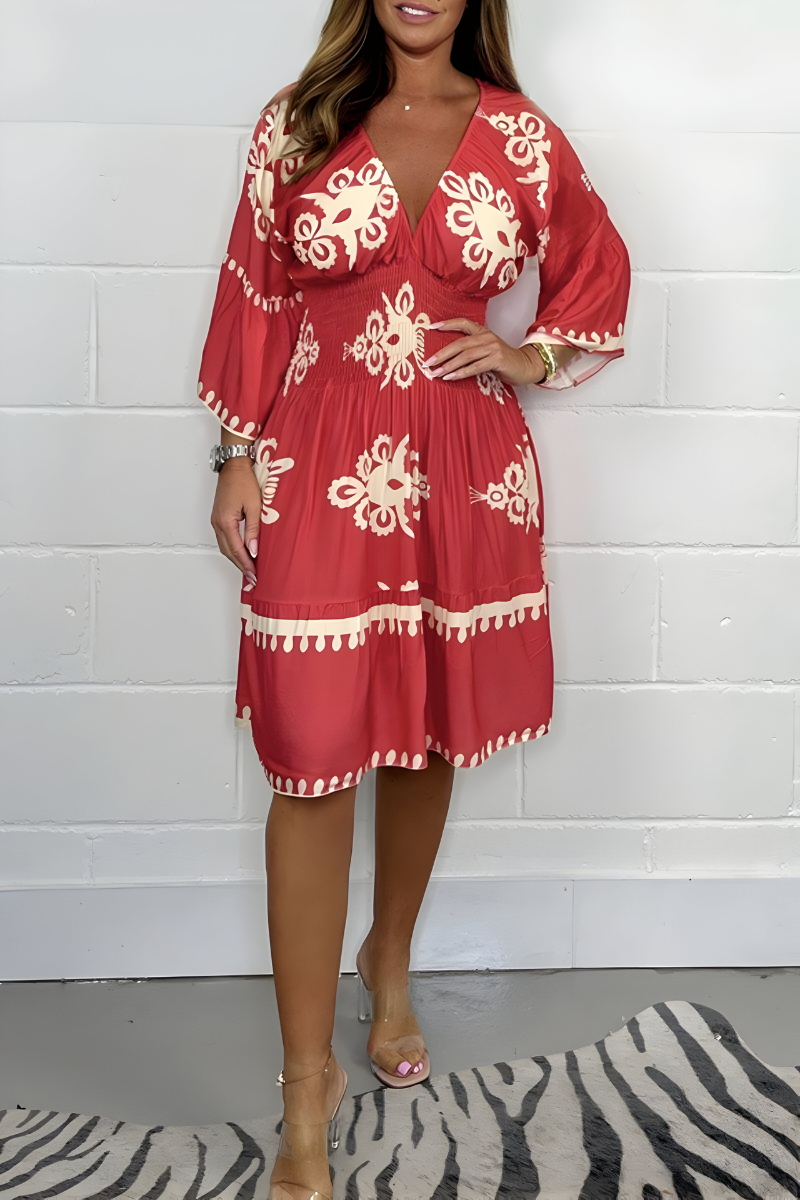 Vestido largo boho de verano con corte fluido y estilo relajado – BOHÉA