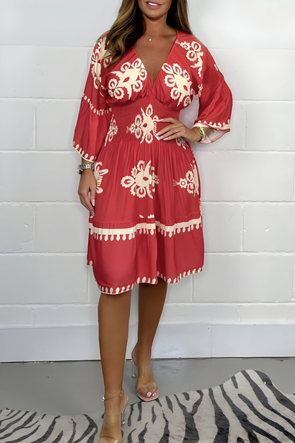 Vestido largo boho de verano con corte fluido y estilo relajado – BOHÉA