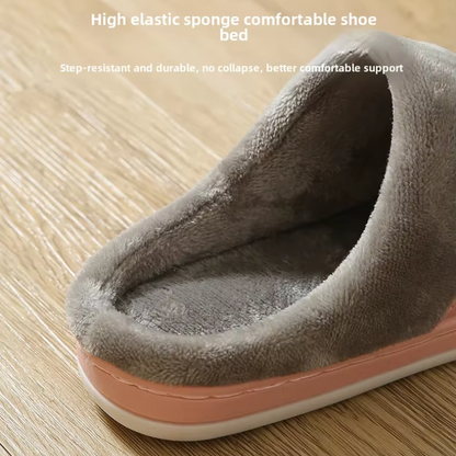 LYARA - Zapatillas de casa para mujer con punta redonda y suela antideslizante