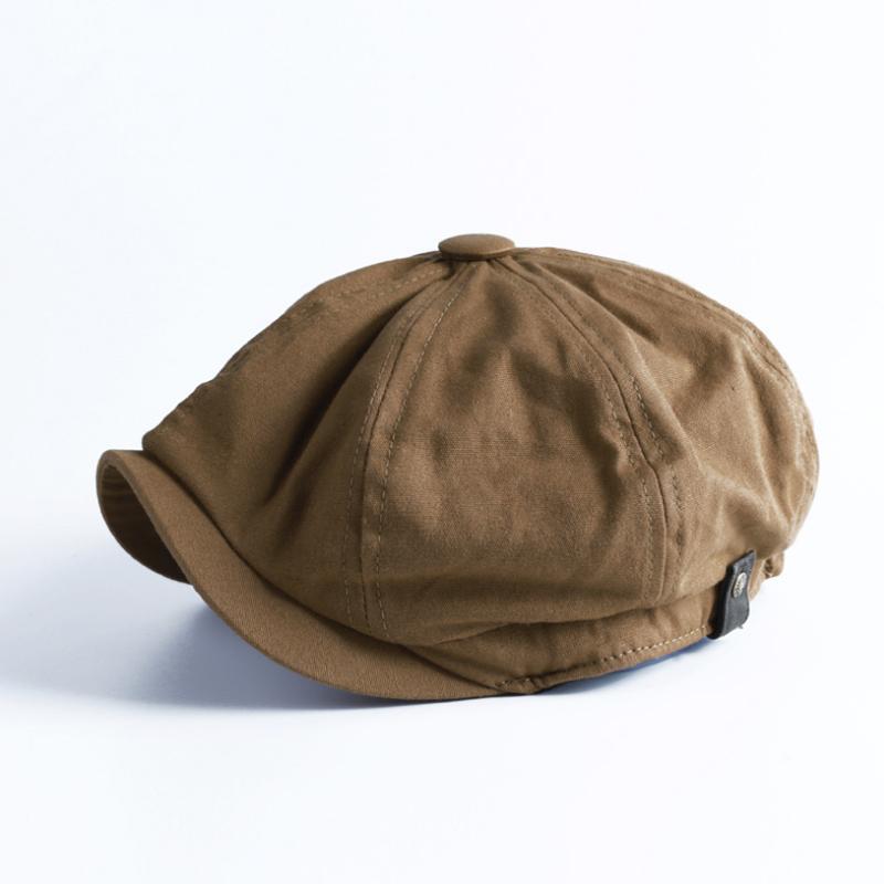 HUGGO - Boina vintage retro estilo flatcap para hombre