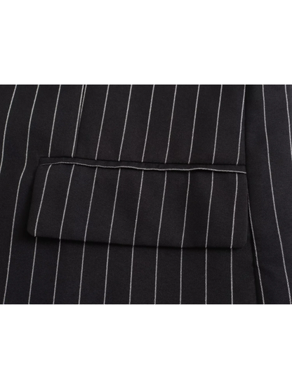 AINA - Blazer formal con rayas para mujer, perfecto para el aspecto de oficina
