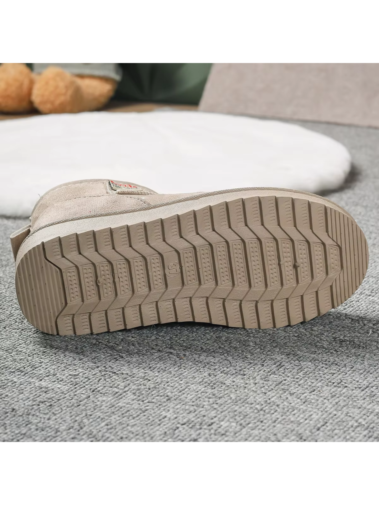 LINA - Botas de invierno ligeras, planas y forradas