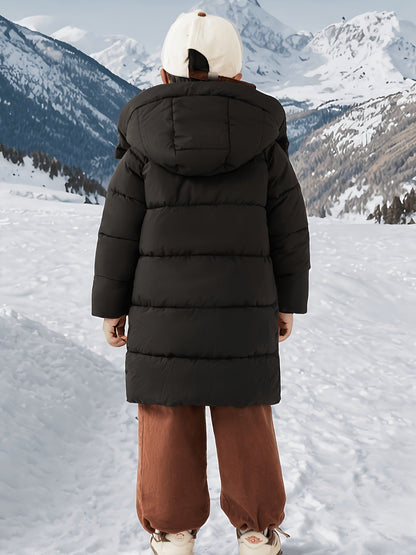 MATEO - Abrigo medio largo con cremallera para niño