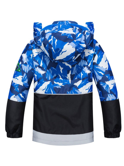 MILO - Abrigo impermeable para niños con capucha desmontable