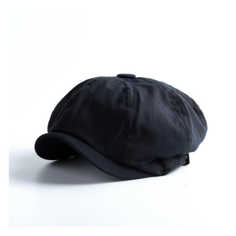 HUGGO - Boina vintage retro estilo flatcap para hombre