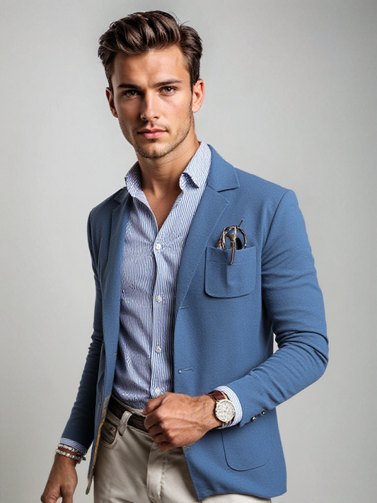 Blazer slim fit ligera para hombre – REYMAR