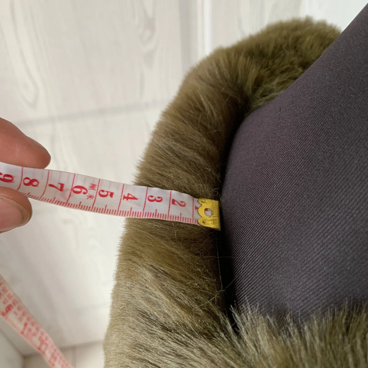 AURELLIA - Lujoso abrigo de piel sintética en capas para mujeres