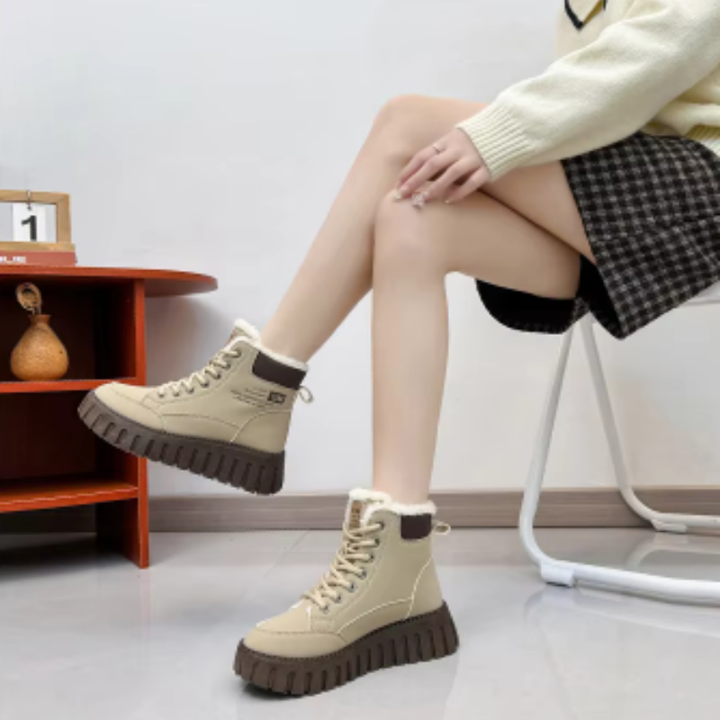 NAOMIE - Botas de invierno impermeables con forro suave para mujer