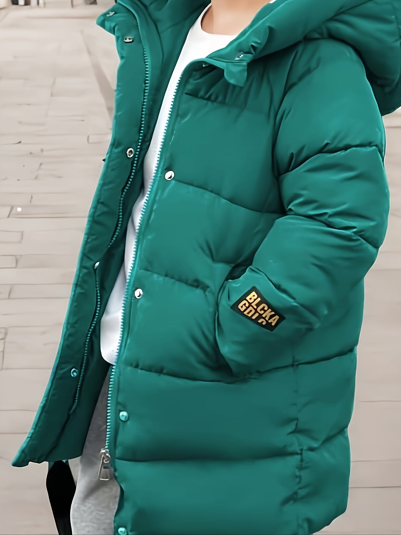 MATEO - Abrigo medio largo con cremallera para niño