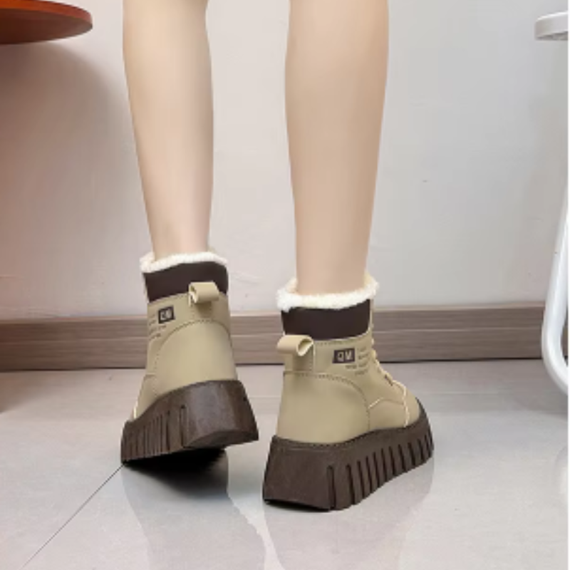 NAOMIE - Botas de invierno impermeables con forro suave para mujer