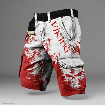 Bermuda cargo de hombre con estampado moderno – FAUSTO