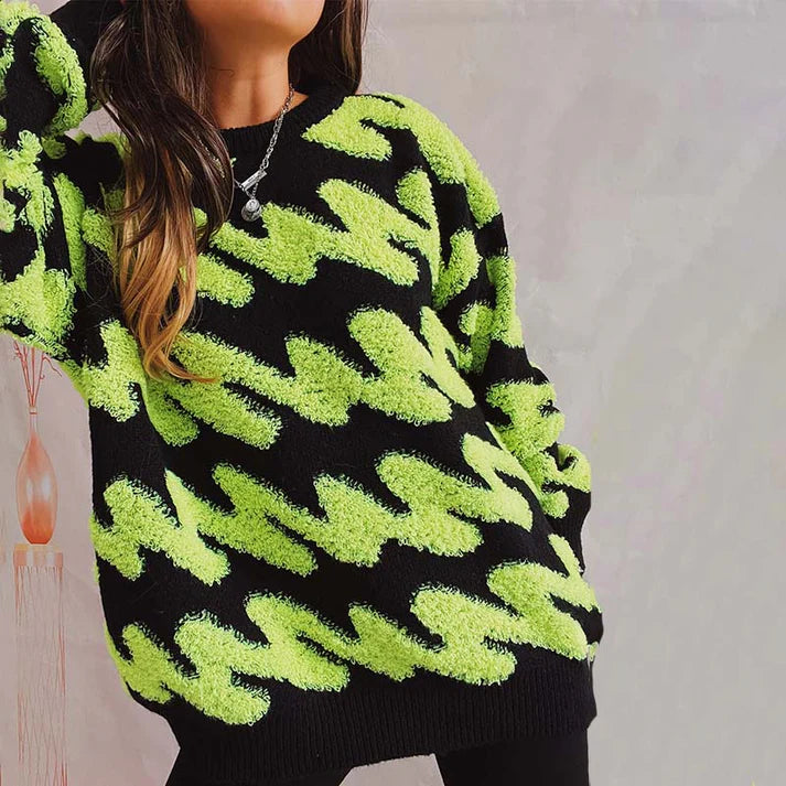 PAOLA – Suéter casual de punto holgado para mujer