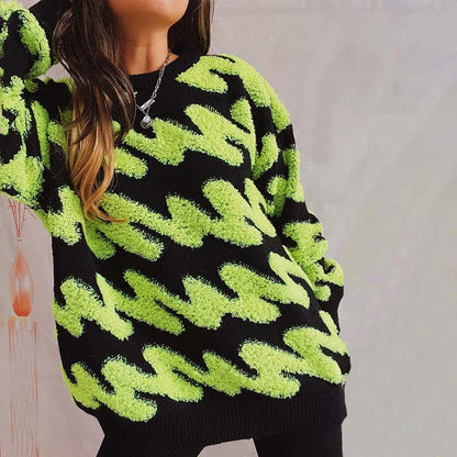 PAOLA – Suéter casual de punto holgado para mujer