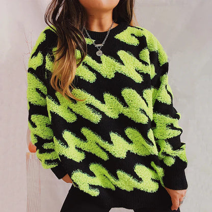 PAOLA – Suéter casual de punto holgado para mujer