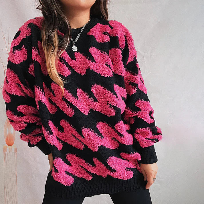 PAOLA – Suéter casual de punto holgado para mujer