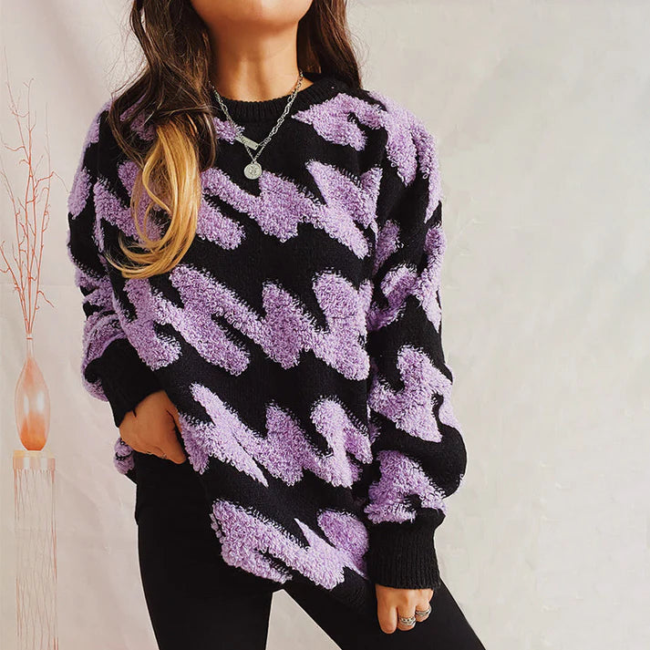 PAOLA – Suéter casual de punto holgado para mujer