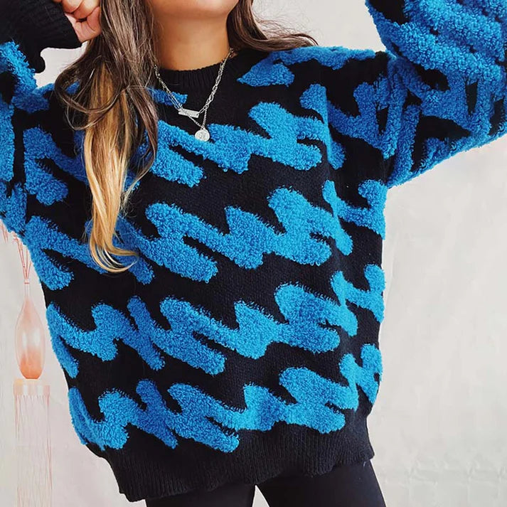 PAOLA – Suéter casual de punto holgado para mujer