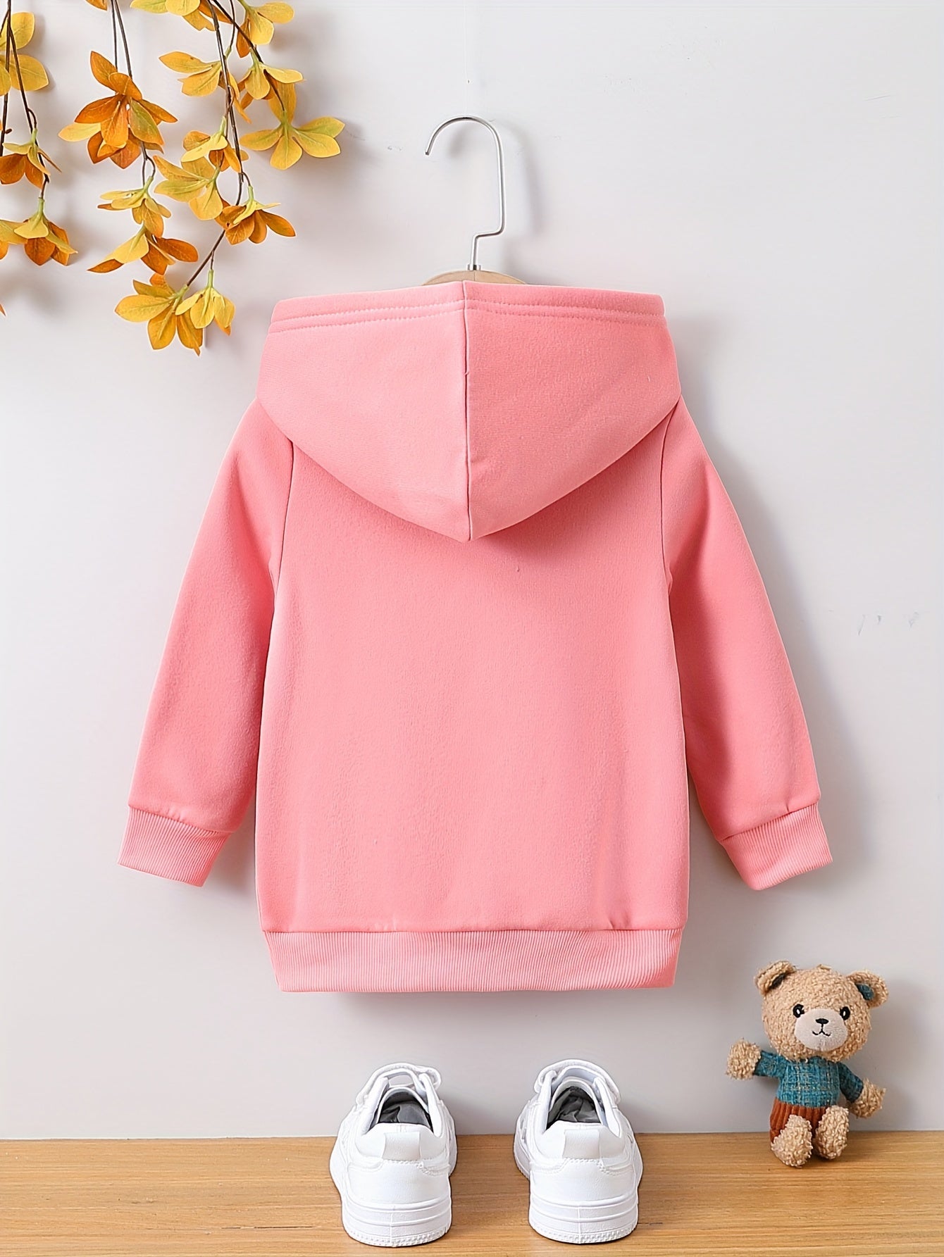 AVA - Sudadera con capucha y estampado de animales para niñas pequeñas