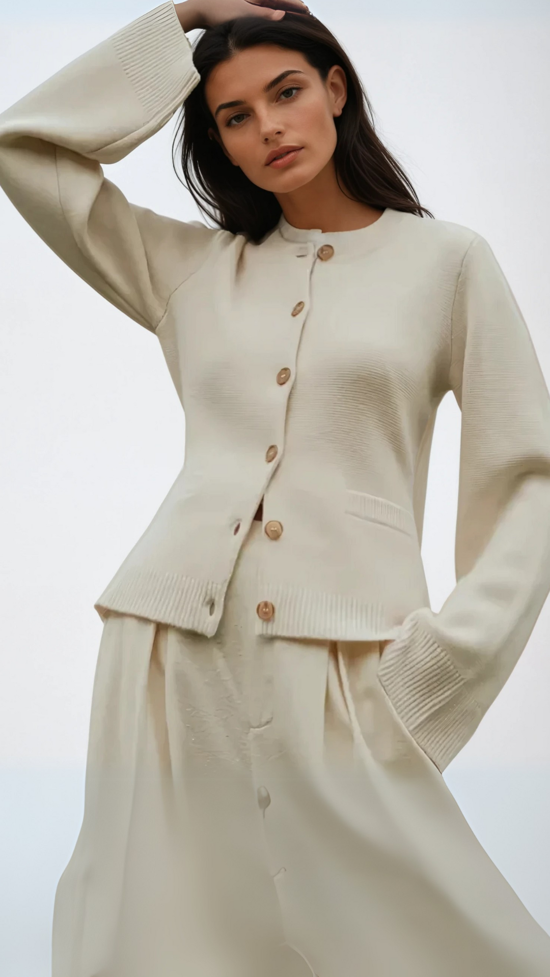 Cárdigan de mujer ultra suave con botones – SOFIA