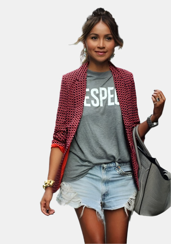 Blazer ligera entallada para mujer – ALETHEA