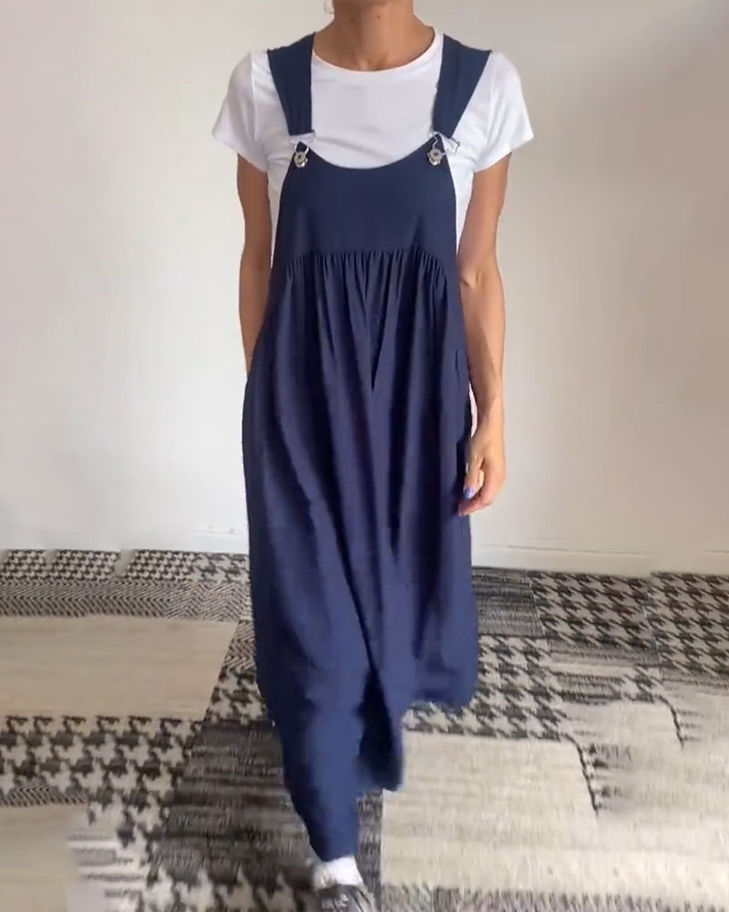 Vestido de jardín ligero y fluido para dama con detalles modernos y elegantes – ALTHEA LUMINA