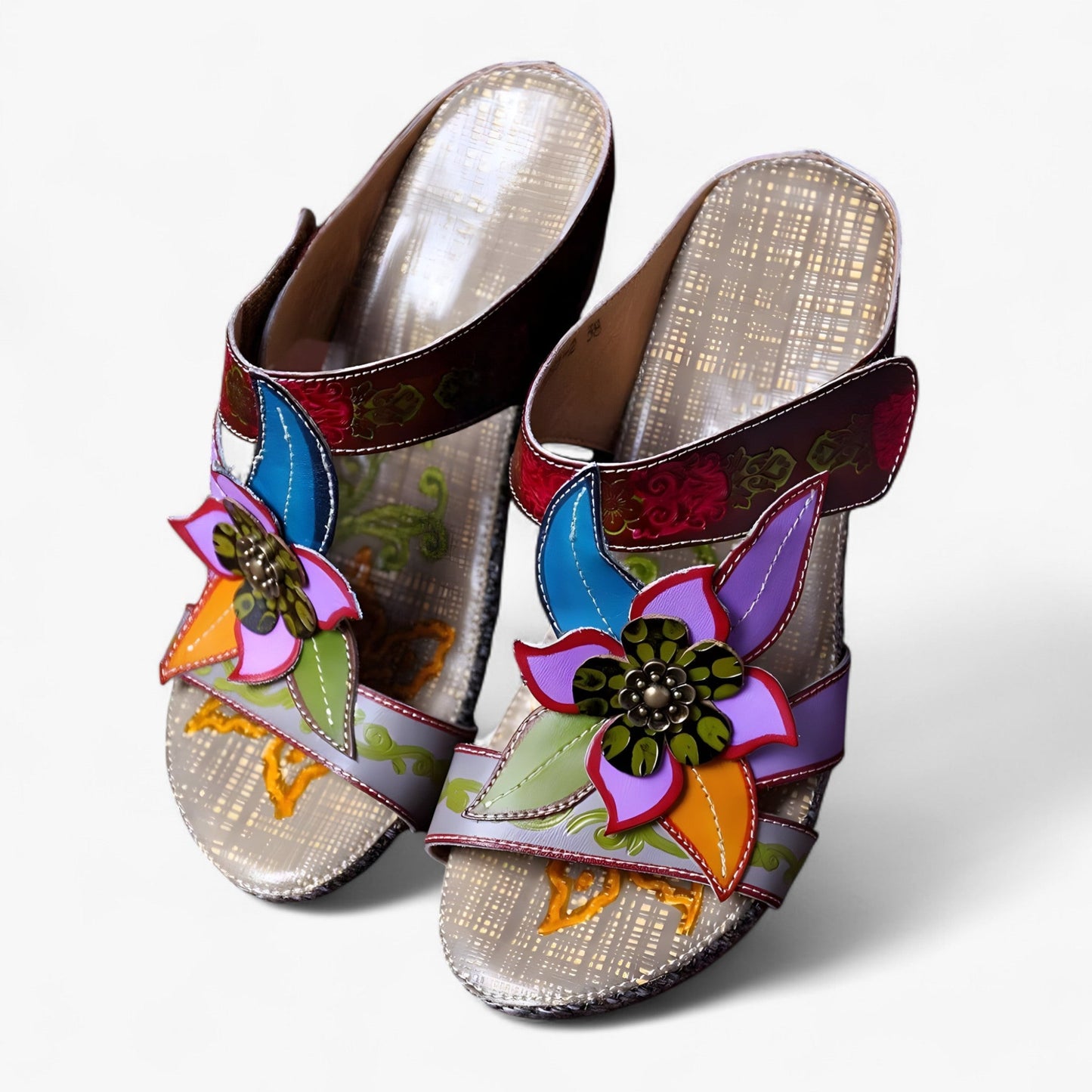 Sandalias bohemias para mujer con detalles trenzados – DALIA